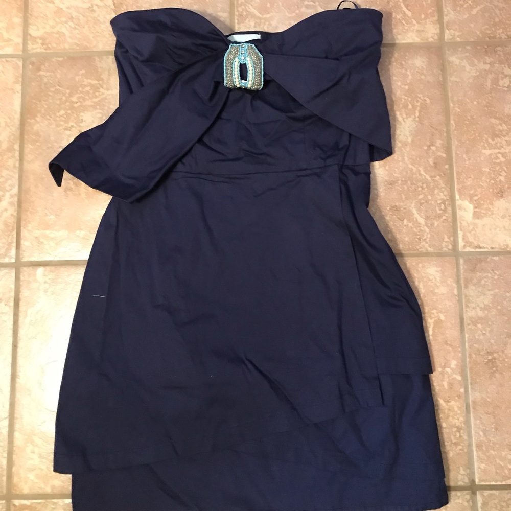 Judith March strapless dress